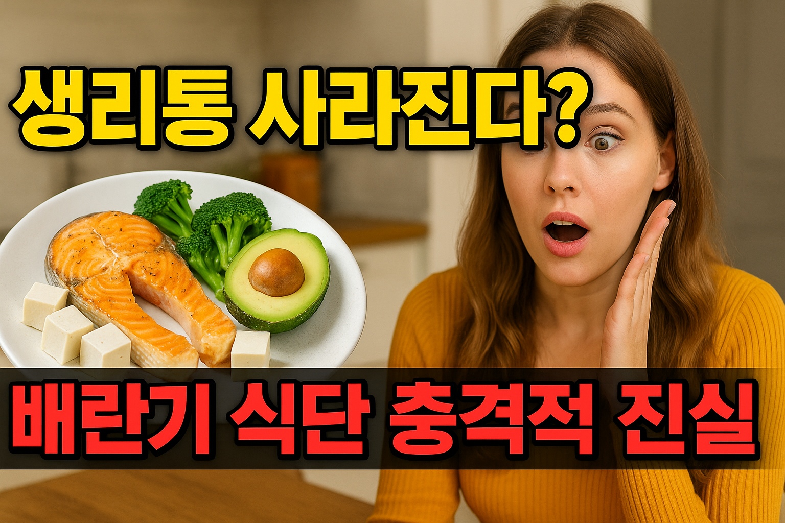 배란기에 ‘이 음식’ 먹으면 생리통 사라진다고? 의사도 놀란 생리 배란 식단의 비밀
